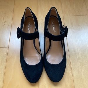 Nine West suede wedge heel